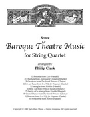 Baroque Theatre Music For String Quartet