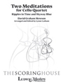 Two Meditations for Cello Quartet (Ripples in Time and Skyway Blue) [String Quartet]