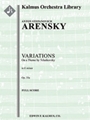Variations on a Theme of Tchaikovsky, Op. 35a [string orchestra]
