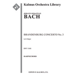 Brandenburg Concerto No. 3 in G, BWV 1048 [Hpchd (continuo): Str (3Vn.3Va.3Vc.1Bs/continuo)]