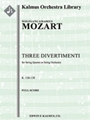 3 Divertimenti K136/125a 137125b 138/125