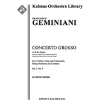 Concerto Grosso in B-flat, Op. 3, No. 5 [(Ripieno/Concertante parts combined): Str (4-4-3-3-3 in set