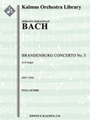 Brandenburg Concerto No. 5 in D, BWV 1050 [str (2.2.1.1.1), soli flute, violin, harpsichord in set]