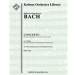 Concerto for Three Harpsichords in C, BWV 1064 (composer's arrangement of a lost Concerto for Three