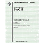 Concerto for Violin No. 1 in A minor, BWV 1041 [Hpschrd: Str (4-4-3-3-3 in set): Solo Violin in set]