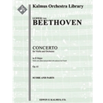 Concerto for Violin in D, Op. 61 [1.2.2.2: 2.2.0.0: Timp: Str (9-8-7-6-5 in set): Solo Violin]