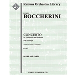 Concerto for Cello in B flat, G. 482 [0.2.0.0: 2.0.0.0: Str (4-4-3-3-3 in set): Solo Cello]