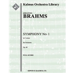 Symphony No. 1 in C minor, Op. 68 [2.2.2.2+CBsn: 4.2.3.0: Timp: Str (9-8-7-6-5 in set)]