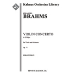 Concerto for Violin in D Major, Op. 77 [2.2.2.2: 4.2.0.0: Timp: Str (9-8-7-6-5 in set): Solo Violin