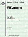 Espana Rhapsody [2+1, 2, 2, 4 - 4, 2+2, 3, 1, timp, perc, 2hp, str]