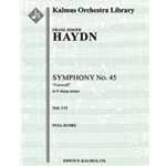 Symphony No. 45 in F-sharp minor 'Farewell' (Hob. I.45) [0.2.0.1: 2.0.0.0: Str (4-4-3-3-3 in set)]