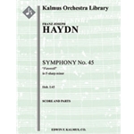 Symphony No. 45 in F-sharp minor 'Farewell' (Hob. I.45) [0.2.0.1: 2.0.0.0: Str (4-4-3-3-3 in set)]