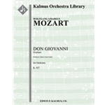 Don Giovanni, K. 527: Overture [Andre ending] [2.2.2.2: 2.2.0.0: Timp: Str (9.8.7.6.5 in set)]