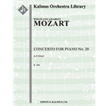 Concerto for Piano No. 20 in D minor, K. 466 [1.2.0.2: 2.2.0.0: Timp: Str (4.4.3.3.3 in set) [Solo P