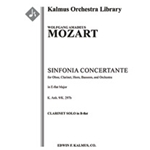 Sinfonia Concertante in Eb, K. Anh. 9/K. 297b (Konzertantes Quartett) [0.2.0.0: 2.0.0.0: Str (4-4-3-