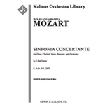 Sinfonia Concertante in Eb, K. Anh. 9/K. 297b (Konzertantes Quartett) [0.2.0.0: 2.0.0.0: Str (4-4-3-
