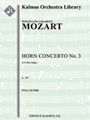 Horn Concerto No. 3 [0, 0, 2, 2 - 0, 0, 0, 0, str, solo horn]