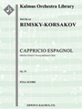 Capriccio Espagnol, Op. 34 [2+1, 2d1, 2, 2 - 4, 2, 3, 1, timp, perc, hp, str]