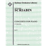 Concerto for Piano in F-sharp minor, Op. 20 [2+Picc.2.2.2: 4.2.3.0: Timp: Str (9.8.7.6.5 in set): So