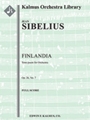 Finlandia, Op. 26/7 [Full Orchestra, Ensemble Works]