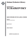 Souvenir d'un Lieu Cher, Op. 42, No. 2: Scherzo [2.2.2.2: 2.0.0.0: Hp: Str(9.8.7.6.5): Solo Violin i
