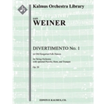 Divertimento No. 1 on Old Hungarian Folk Dances, Op. 20 [String Orchestra (8.8.5.5.5 in set): (Picc,