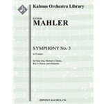 Symphony No. 3 in D minor [4(all d.Picc).4(4th d.EH).4(3 d.BCl,4 d.ECl)+ECl.4(4 d.CBsn): 8.4.4.1: 2T