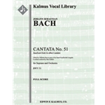 Cantata No. 51: Jauchzet Gott in allen Landen, BWV 51 [Solo Tpt: Str (2-2-2-1-1 in set): Hpchd: Solo