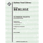 Summer Nights, Op. 7 (Les Nuits d'Ete), (Original keys: A, B, F minor, F-sharp, D, F) [2.1.2.2: 3.0.