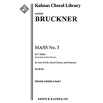 Mass No. 3 in F minor [2.2.2.2: 2.2.3.0: Timp: Org (ad libitum): Str (4-4-3-3-3 in set): Solo SATB:
