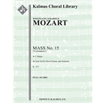 Mass No. 15 in C, K. 317 (Coronation Mass) [Detailed Instrumentation: 0.2.0.2: 2.2.3.0: Timp: Org: S