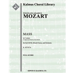 Mass in C minor, K. 427/417a (Schmitt) [2.2.2.2: 2.2.4(1st sub Tpt in C).0: Timp: Org: Str (4-4-3-3-