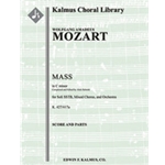 Mass in C minor, K. 427/417a (Schmitt) [2.2.2.2: 2.2.4(1st sub Tpt in C).0: Timp: Org: Str (4-4-3-3-
