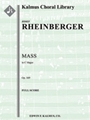 Mass In C, Op. 169 [(2, 2, 2, 2 - 2, 2, 3, 0, timp), org, str (2.2.1.1.1), solo SATB, mx chor]