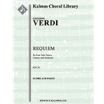 Requiem (Messa da Requiem; Totenmesse) [3(3rd dPicc).2.2.4: 4.8.3.1: Timp.Perc(1): Str (4-4-3-3-3 in