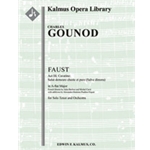 Faust: Act III, Cavatine: Salut demeure chaste et pure (Salve dimora) (tenor) [2.2.2.2: 4.0.0.0: Tim