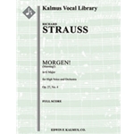 Morgen from Four Songs, Op. 27/4 [composer's transcription in G] [0.0.0.0: 3.0.0.0: Hp: Str (9-8-7-6
