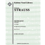 Morgen from Four Songs, Op. 27/4 [composer's transcription in G] [0.0.0.0: 3.0.0.0: Hp: Str (9-8-7-6