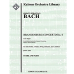 Brandenburg Concerto No. 4 in G, BWV 1049 (critical edition) [Detailed Instrumentation: 2.0.0.0: 0.0