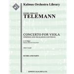 Concerto for Viola in G, TWV 51:G9 [Detailed Instrumentation: Solo Viola: Hpchd: Str (4-4-3-3-3 in s