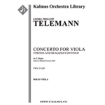 Concerto for Viola in G, TWV 51:G9 [String Orchestra, Solo Strings with Ensemble]