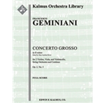 Concerto Grosso in D minor, Op. 2, No. 5 [(Ripieno/Concertante parts combined): Str (4-4-3-3-3 in s