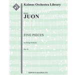 Five Pieces for String Orchestra, Op. 16 [String Orchestra (8-8-5-5-5 in set): Perc(2 opt.)]