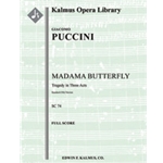 Madama Butterfly (complete opera in 3 acts; original Standard Version orchestration) [3(3d.Picc).2+E