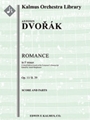 Romance in F minor, Op. 11/ B. 39 (critical edition) [Violin, Solo Strings with Ensemble]
