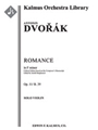 Romance in F minor, Op. 11/ B. 39 (critical edition) [Violin, Solo Strings with Ensemble]