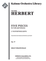 Five Pieces for Cello and String Orchestra: 1. Yesterthoughts [str, solo vc in set]