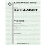 Vocalise, Op. 34, No. 14 (C# minor) [Solo Voice or Instrument: String Orchestra (8.8.5.5.5 in set)]