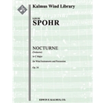 Nocturne for Wind Instruments and Percussion, Op. 34 [2Picc(1st dFl).2.2.2+CBsn: 2+Posthn in F.2.1.1