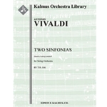 Two Sinfonias: Nos. 1 (Op. 204, RV 719) and 2 (RV 146/F.XI: 41) [Str (8-8-3/5-5-5 in set): Hpchd in
